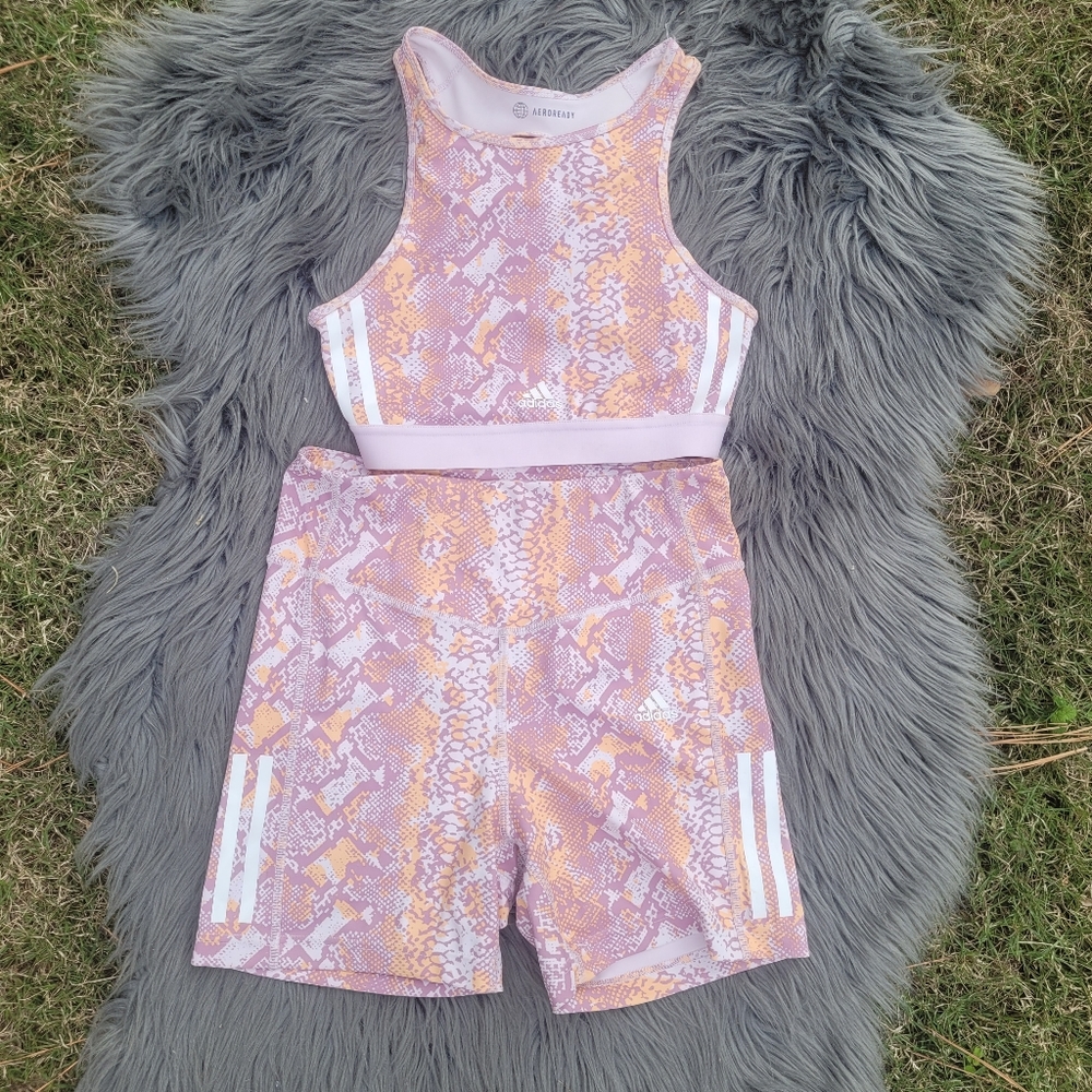 Adidas Aeroready Yoga Short Set